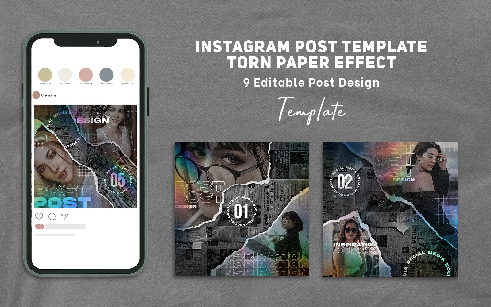 Template #187040 Templateinstagram Postinstagram Webdesign Template - Logo template Preview