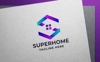 Super Home Letter S Professional Logo