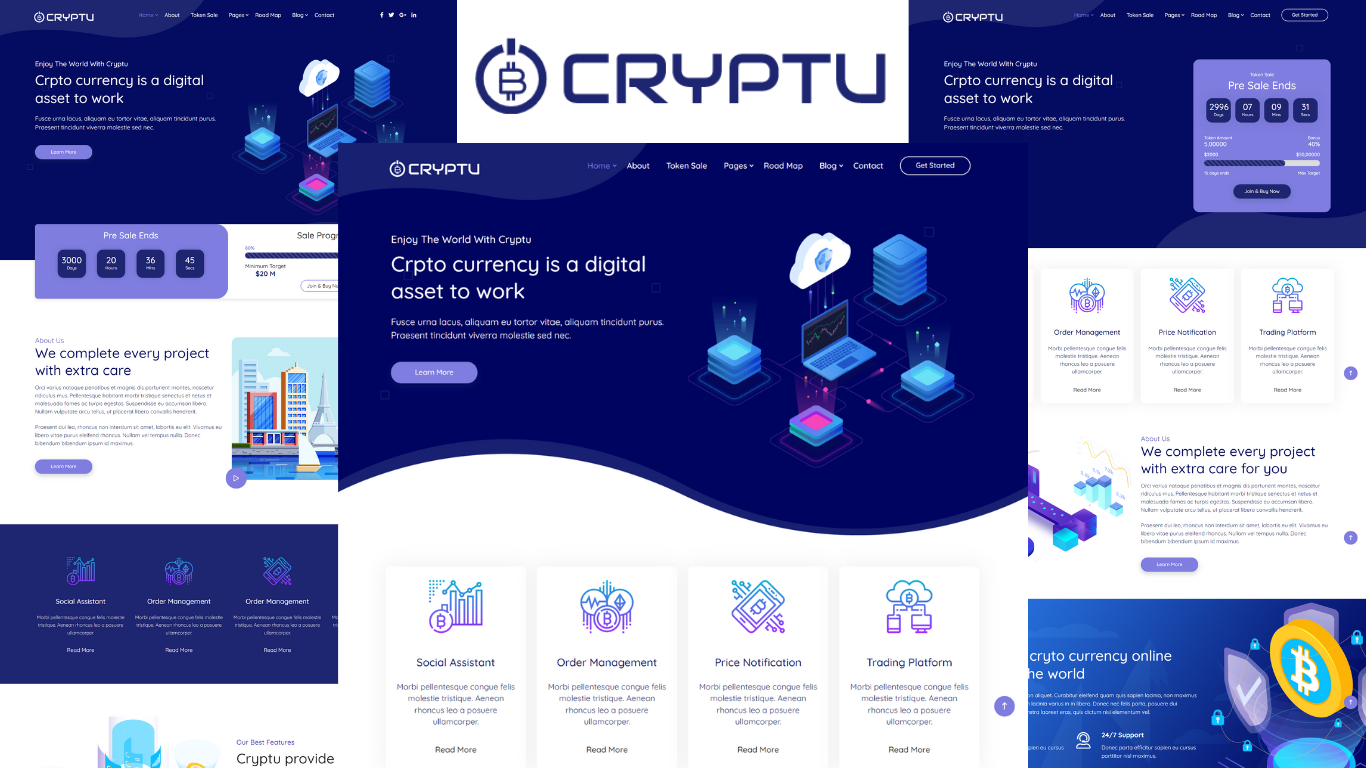 Kit Graphique #187241 Crypto Investment Divers Modles Web - Logo template Preview