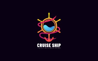 Cruise Ship Gradient Logo