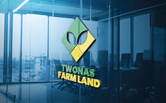 Twonas Farm Land Logo Template