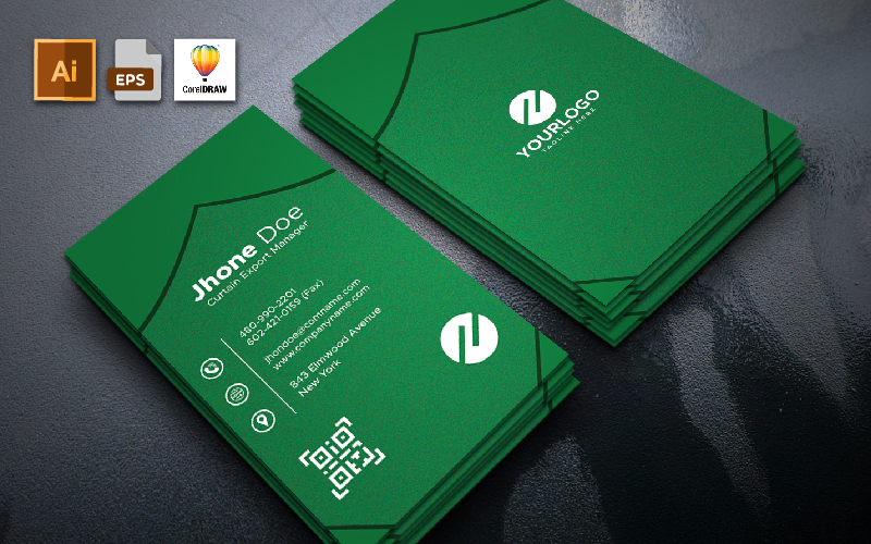 Template #187332 Business Card Webdesign Template - Logo template Preview