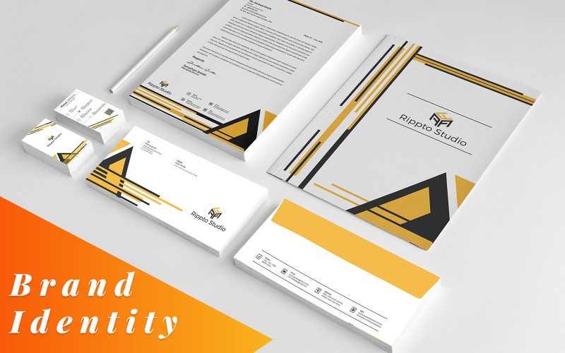 Linzy - Corporate Branding Identity Stationery Template Corporate Identity