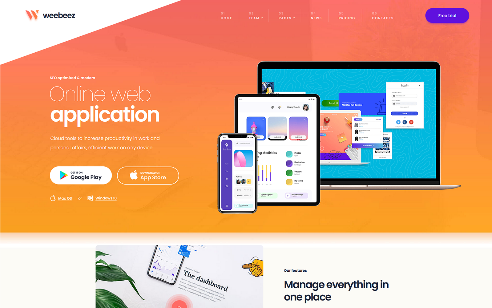 Template #187468 Paas Application Webdesign Template - Logo template Preview