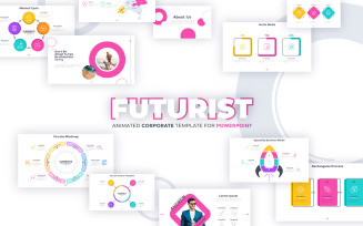 Futurist Slides Animated Corporate Template For Powerpoint Template