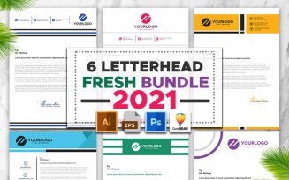 Letterhead Template Bundle 02 - Corporate Identity Template