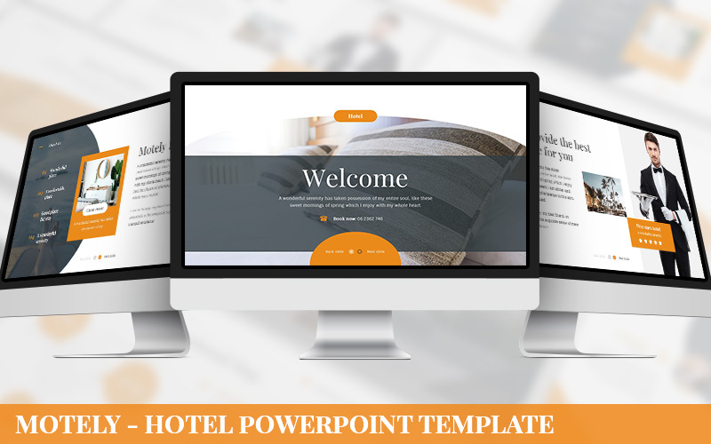 Motely - Hotel Powerpoint Template PowerPoint Template