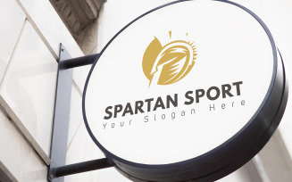 Spartan Sports Logo Design Template