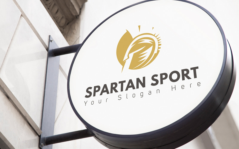 Spartan Sports Logo Design Template Logo Template