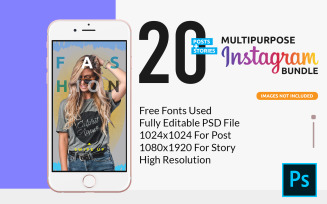 Trendzz - Social Media Post and Stories Multipurpose PSD Templates