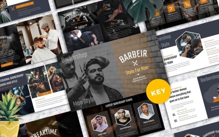 Template #187557 Barber Black Webdesign Template - Logo template Preview