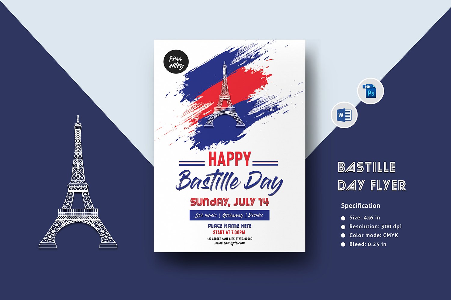 Template #187624 Day Flyer Webdesign Template - Logo template Preview