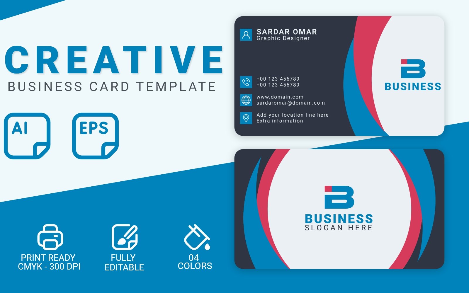Kit Graphique #187629 Business Cards Divers Modles Web - Logo template Preview