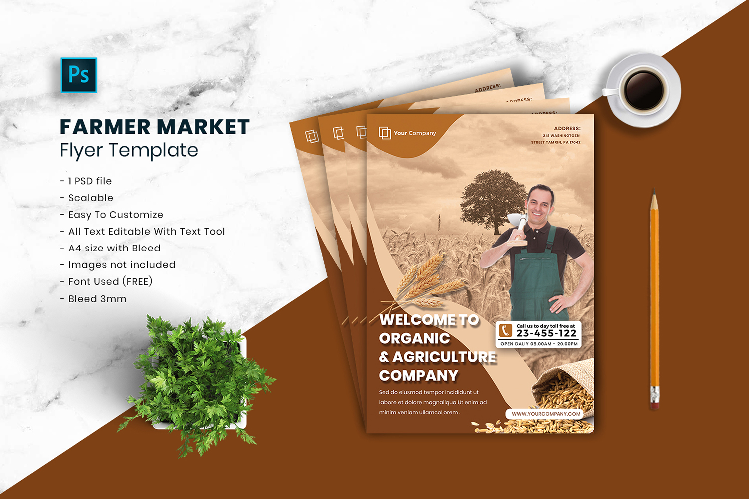 Kit Graphique #187653 Farm Sant Divers Modles Web - Logo template Preview