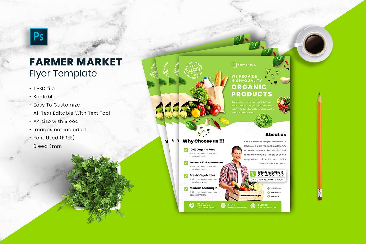 Template #187654 Health Vegetables Webdesign Template - Logo template Preview
