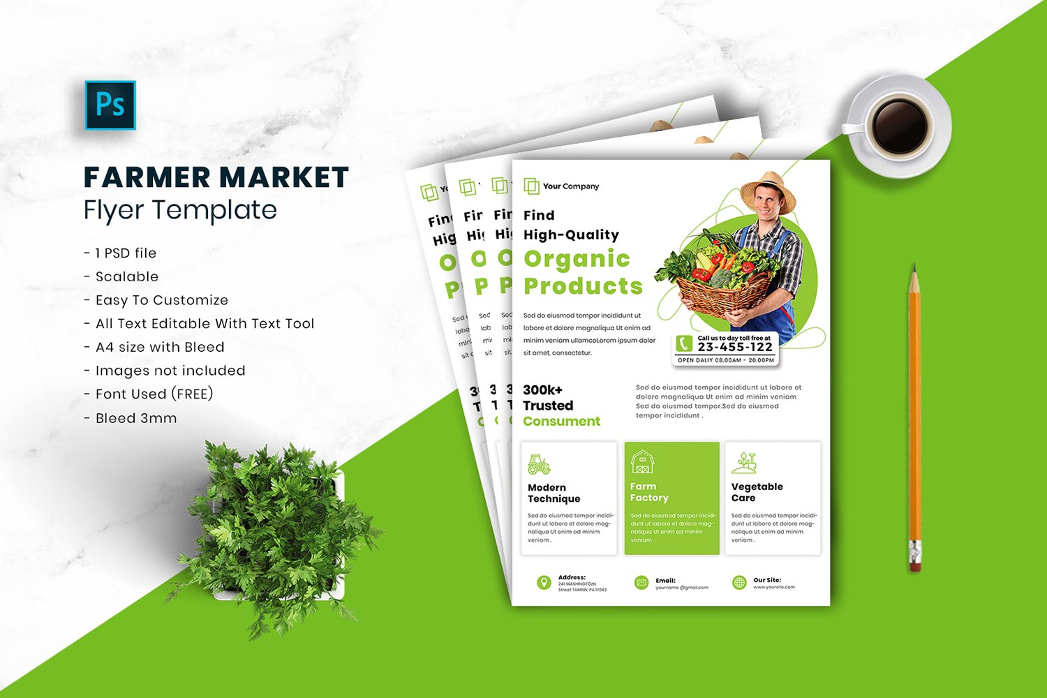 Template #187683 Health Vegetables Webdesign Template - Logo template Preview