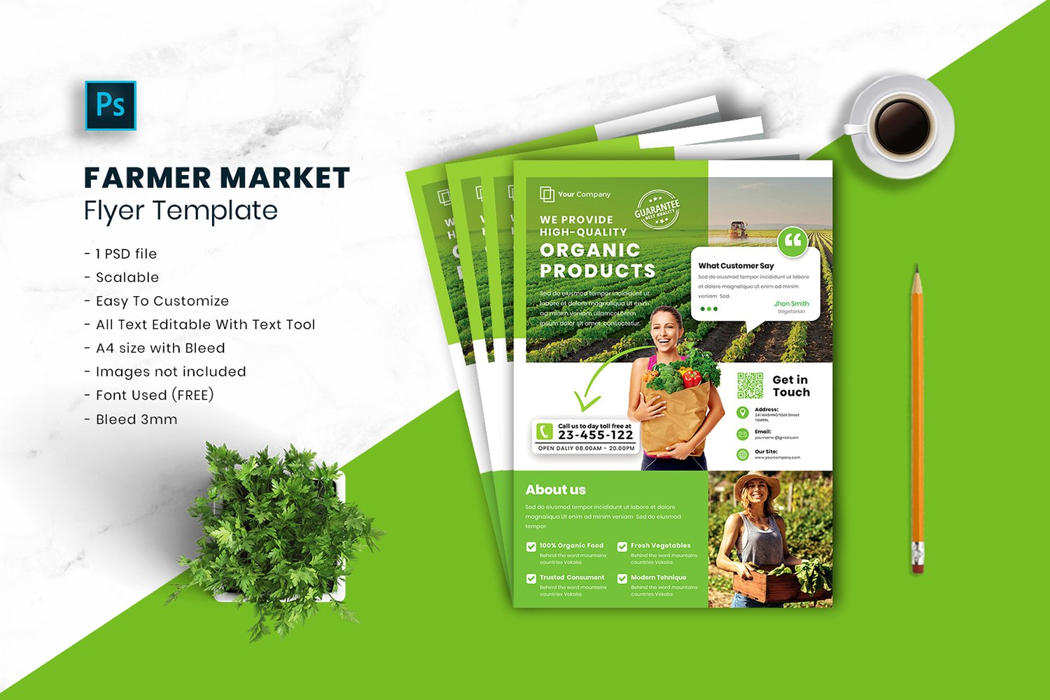 Template #187684 Health Vegetables Webdesign Template - Logo template Preview