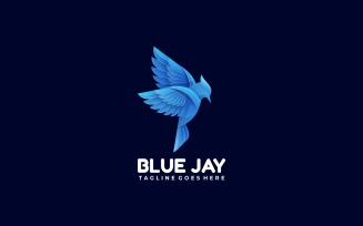 Blue Jay Gradient Logo Style
