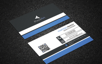 Business Card Corporate Plane- Layered Photoshop Template