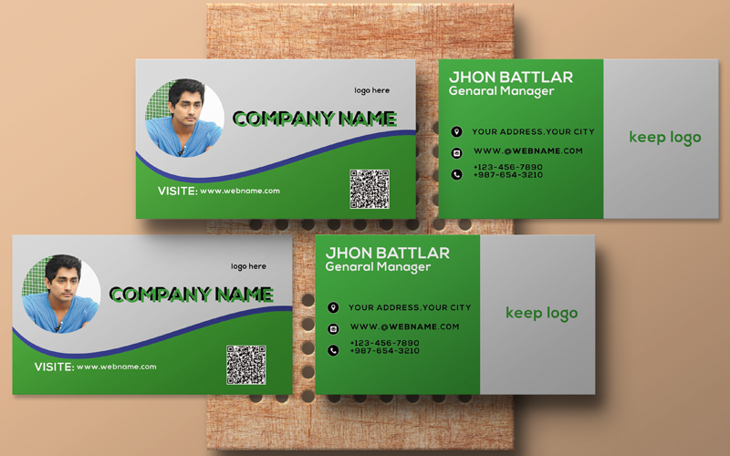 Colour Business Card RS-25 Corporate Identity