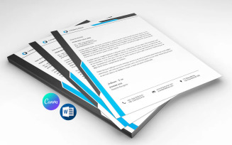 Customizable Corporate Letterhead Template for Professional Branding