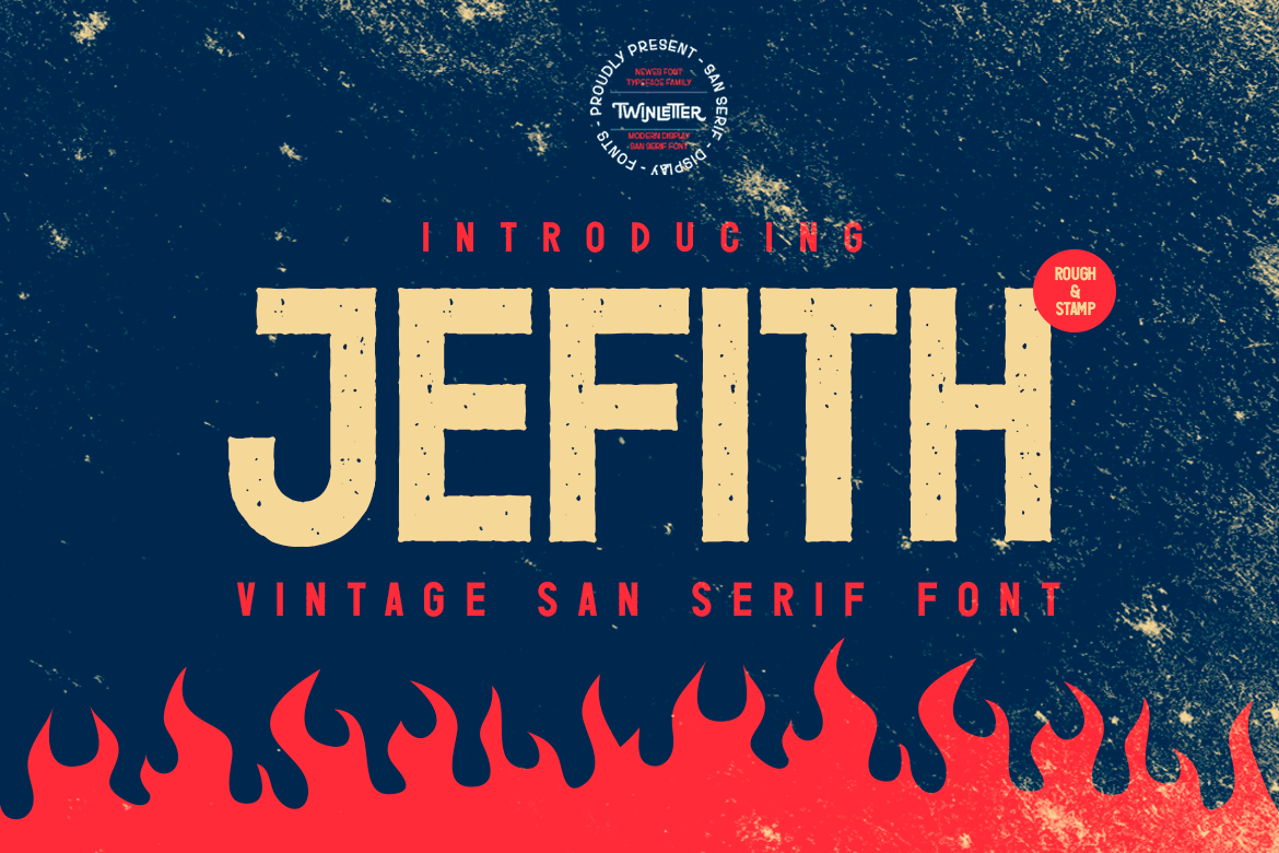 Jefith - Vintage San Serif Font