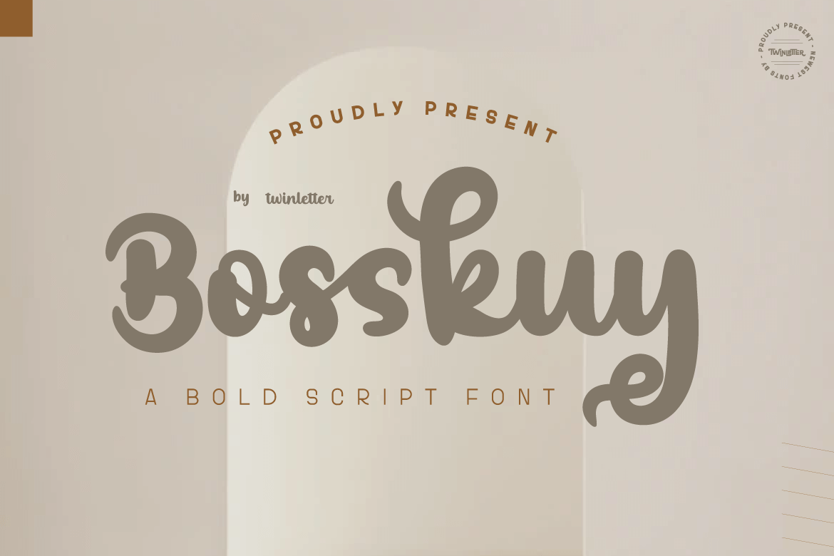 Bosskuy - Script Handwritten Font