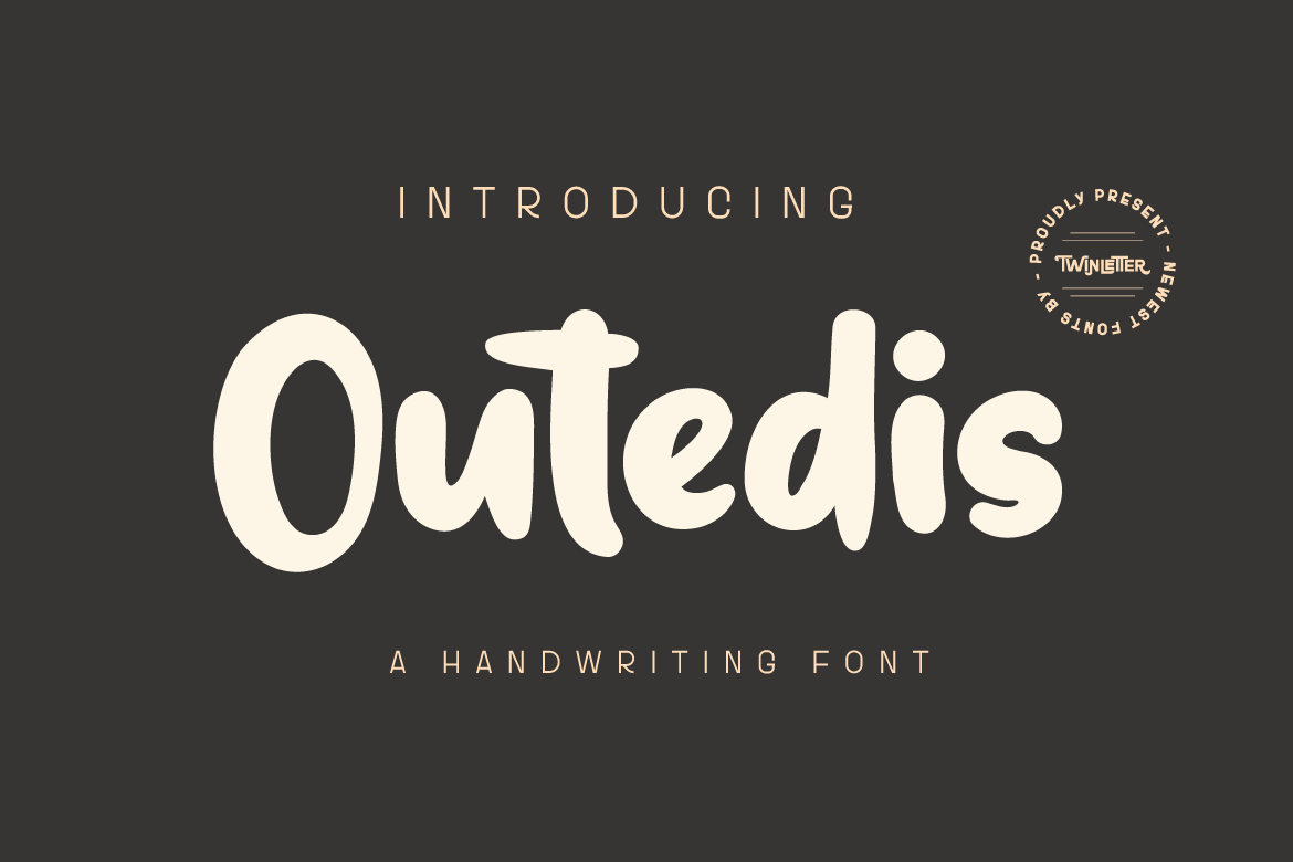 Outedis - Unique Handwritten Font