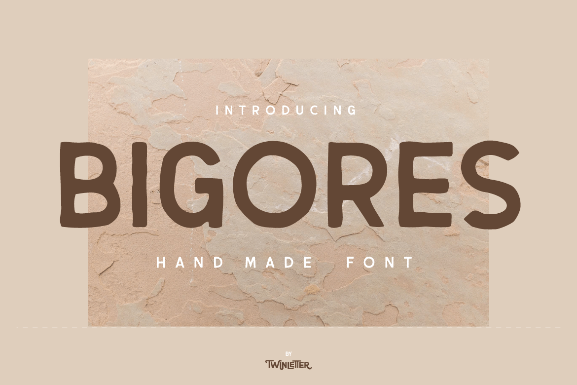 Bigores - San Serif Handmade Font