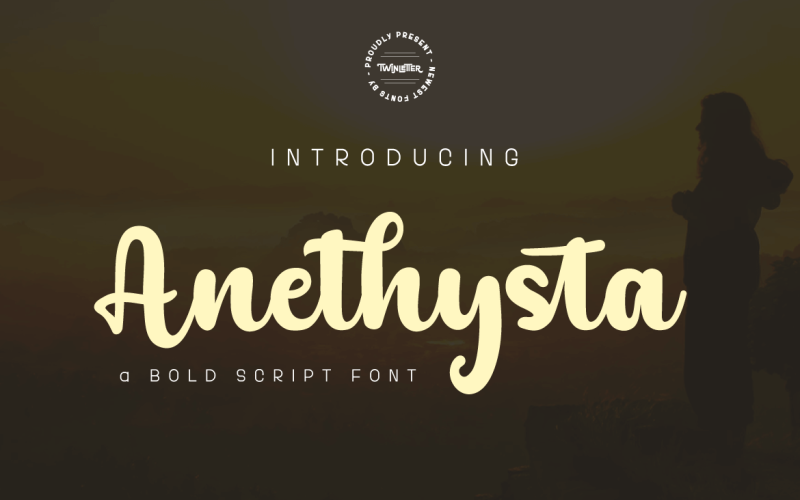 Anethysta - Bold Script Handwritten Font