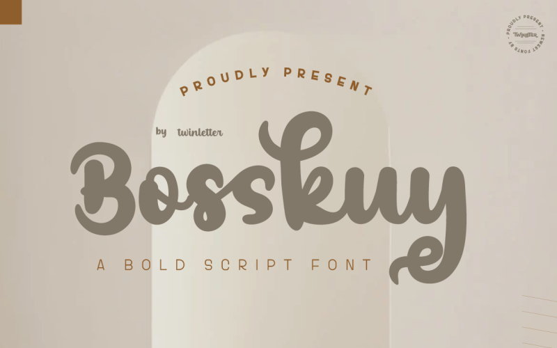 Bosskuy - Script Handwritten Font