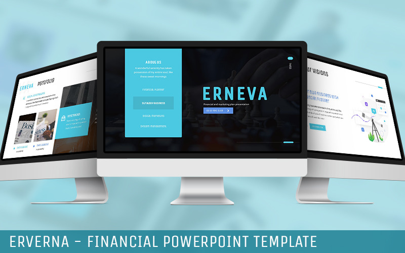 Erneva - Financial Powerpoint Template PowerPoint Template