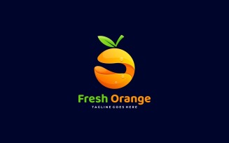 Fresh Orange Gradient Logo