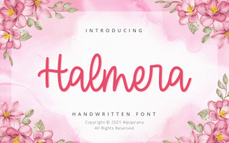 Halmera - Handwritten Font