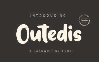Outedis - Unique Handwritten Font