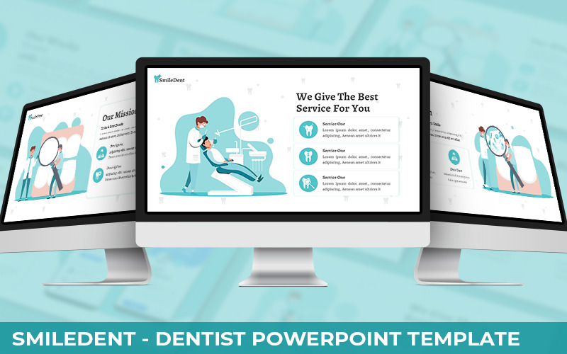 SmileDent - Dentist Powerpoint Template PowerPoint Template