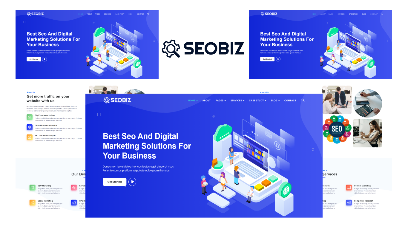 Seobiz  -  Seo & Digital Marketing Agency Bootstrap 5 HTML Template