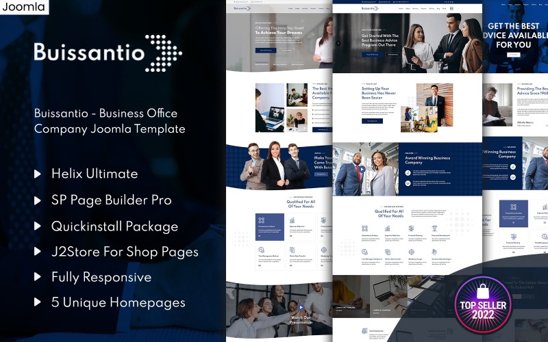 Buissantio - Business & Corporate Joomla 4 & 5 Template Joomla Template
