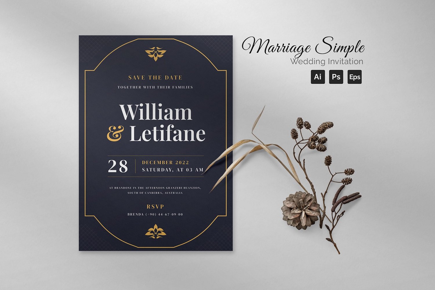 Kit Graphique #187986 Mariage Carte Divers Modles Web - Logo template Preview