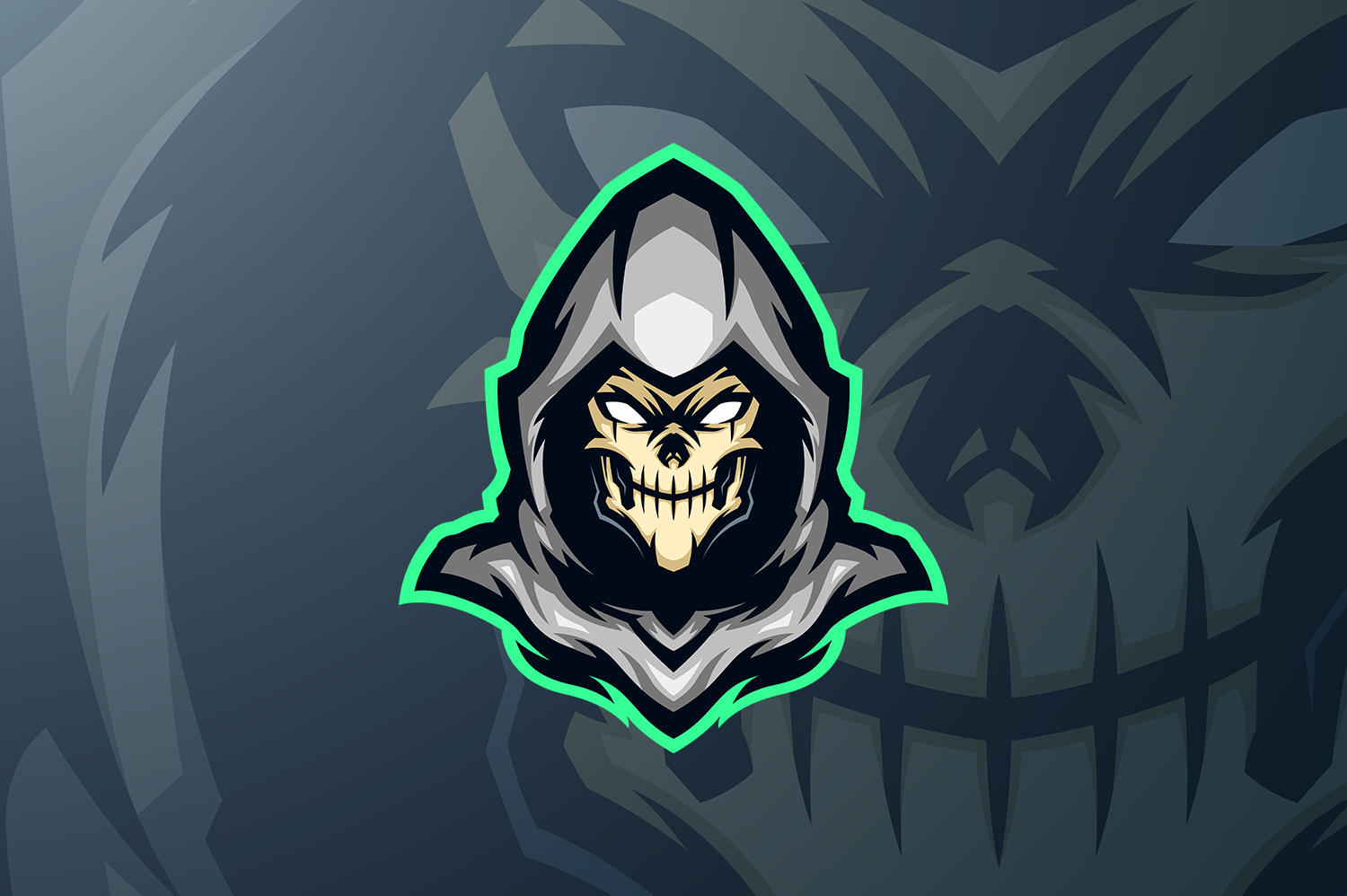 Skull Assassins Gaming Mascot Logo