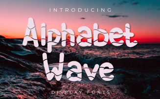 Alphabet Wave - Kids Display Font