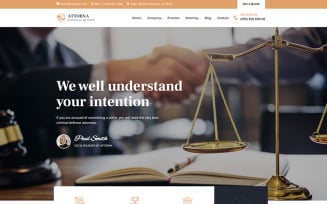 Attorna - Law, Lawyer & Attorney Responsive Website Template