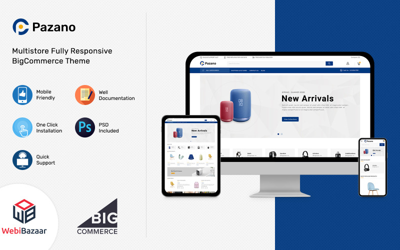 Pazano - Shopping Mall BigCommerce Template BigCommerce Theme