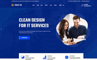 Techto - IT Solution and Technology Responsive Website Template