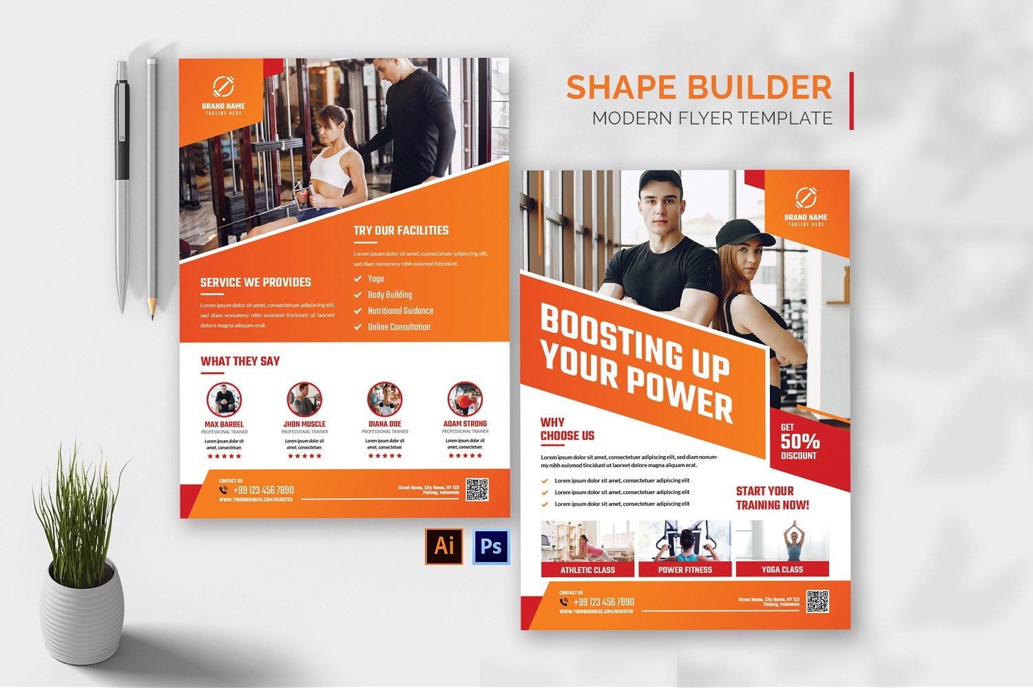 Kit Graphique #188098 Flyer Business Divers Modles Web - Logo template Preview