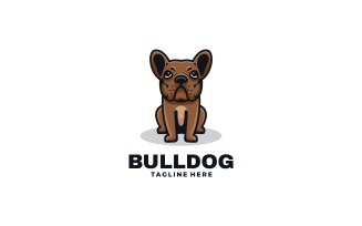 Bulldog Simple Mascot Logo