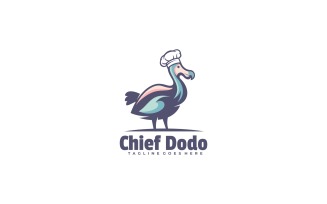 Dodo Bird Color Mascot Logo