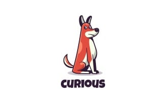 Dog Simple Mascot Logo Style