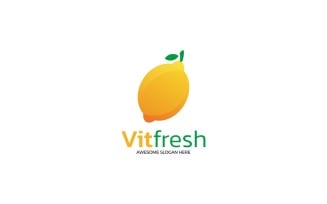Lemon Vit Fresh Gradient Logo