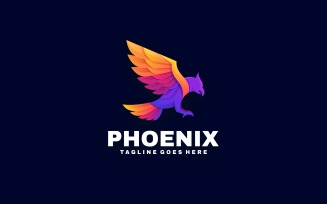 Phoenix Gradient Colorful Logo Style